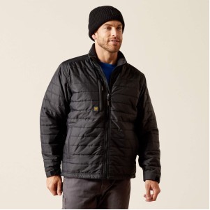 Ariat® Men's Black Rebar® Cordura® Ripstop Lightweight Jacket