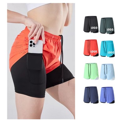 Women 2" 1 Running Short