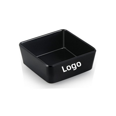 Square Ramekin Dipping Bowls Garnish Boxes
