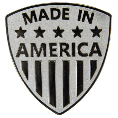 Deluxe Brass Textured Die Struck & Polished USA Made pin