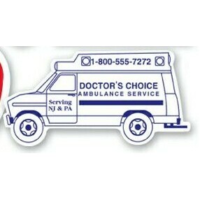 Full Color Ambulance Shaped Magnetic Note-Holder
