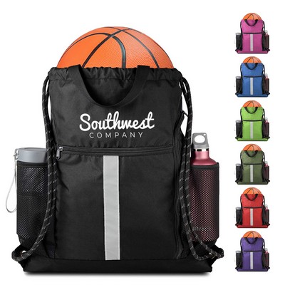 Large Sports Drawstring Backpack