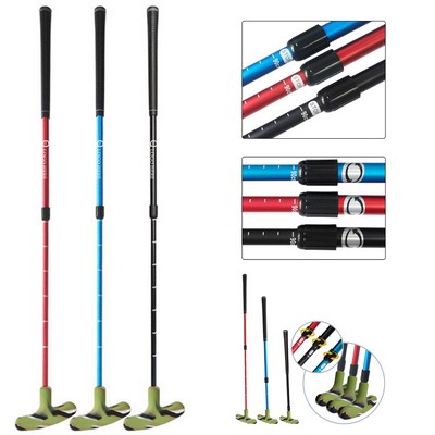 Retractable Golf Putter w/ Silicone Head