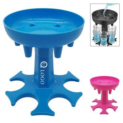 Wine Dispenser W/ 6 Cups