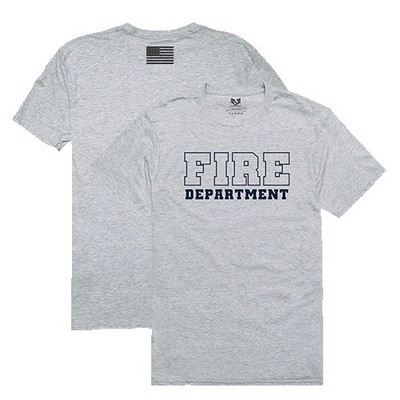 Rapid Dominance Fire Department Relaxed Gray Shirt