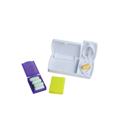Pill Case W/ Pill Cutter