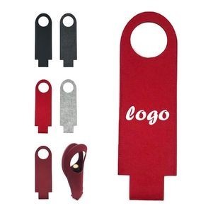 Felt Fabric Wine Tote Bag