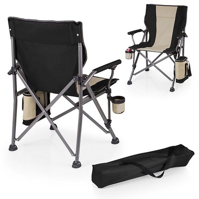 Oniva Outlander Folding Camp Chair W/ Cooler Black