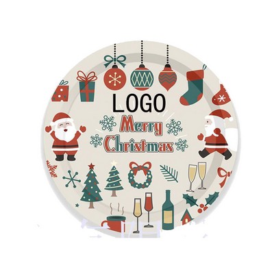 The Christmas-Themed Disposable 7" Paper Tray