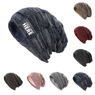 Winter Fleece Lined Beanie