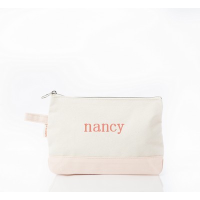 Powder Pink Make up Bag