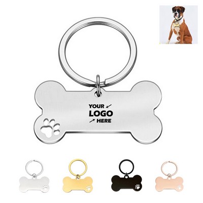 Bone Shape Pet ID Tag