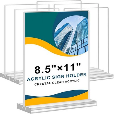 8.5 x 11" Acrylic Sign Holder