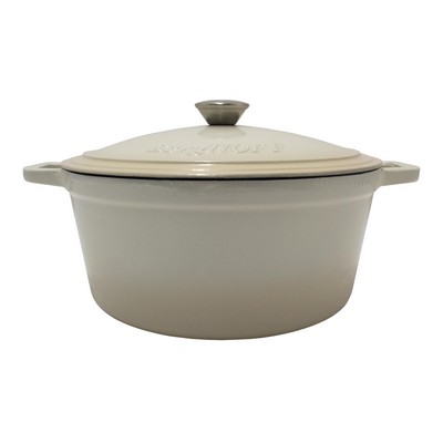 BergHoff® Neo 7Qt Cast Iron Round Cov Dutch Oven Meringue