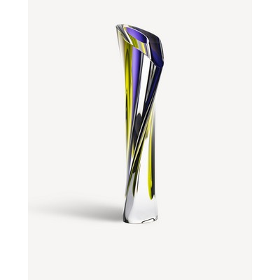 Kosta Boda Saraband Vase Purple/Green