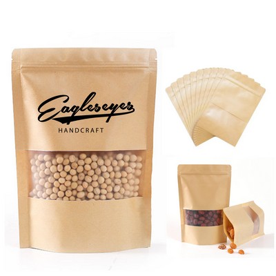 Kraft Paper Bag w/ Frosted Window