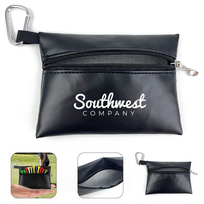 PU Golf Tee Bag