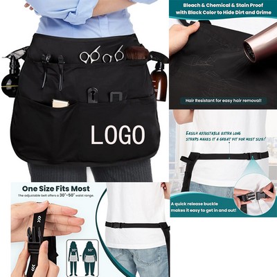 MultiPocket Oxford Cloth Haircut Apron