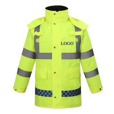 Reflective Waterproof Safety Jacket