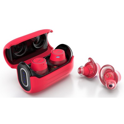 Altec Lansing Hydrabuds Red Truly Wireless Bluetooth Earphones