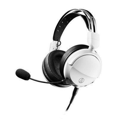 Audio-Technica Usb High-Fidelity Closed-Back Gaming Headset - White