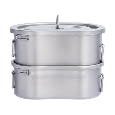 Camping Titanium Hangable Lunchbox Set