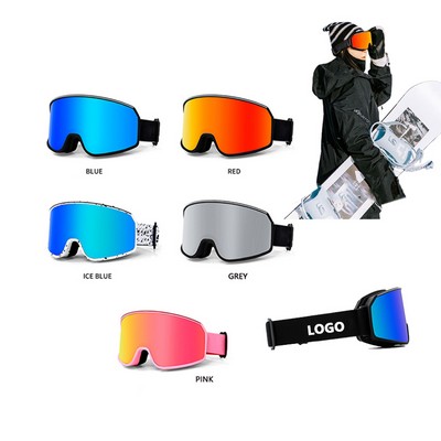 Unisex UV Protection Anti-Fog Snowboard Ski Snow Goggles