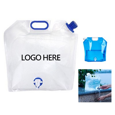 Portable 1.3-Gallon Foldable Water Pouch
