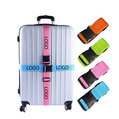 Custom Adjustable Coarse Weave Luggage Strap 72"x2"