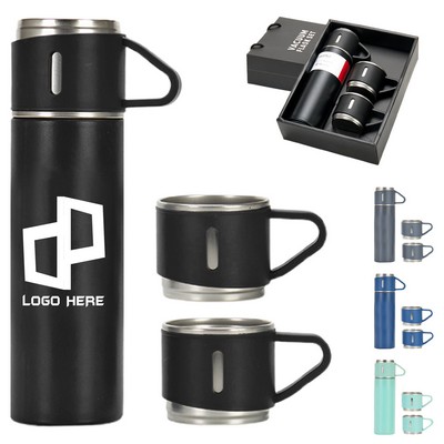 Stainless Steel Thermos Mug Gift Set