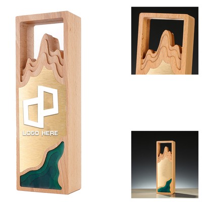 Carving Resin And Wood Tropy