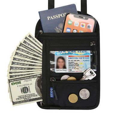Multi Functional Neck Passport Holder