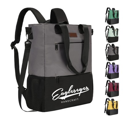 Water-repellent Convertible Tote Backpack