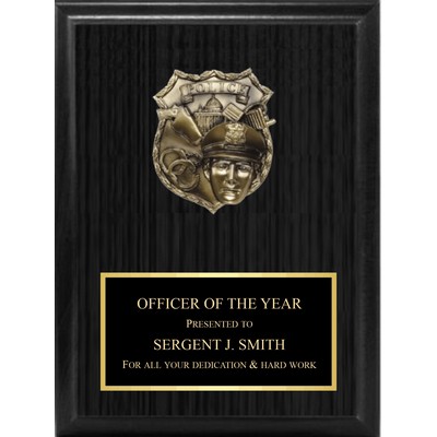 5" Police Mount On Black Board