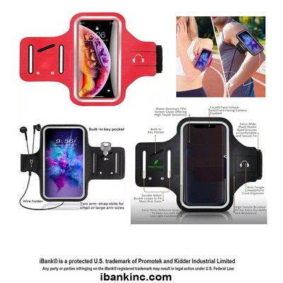 iBank ® Running Sport Armband compatible with iPhone 17/16/15/14 Pro Max Air