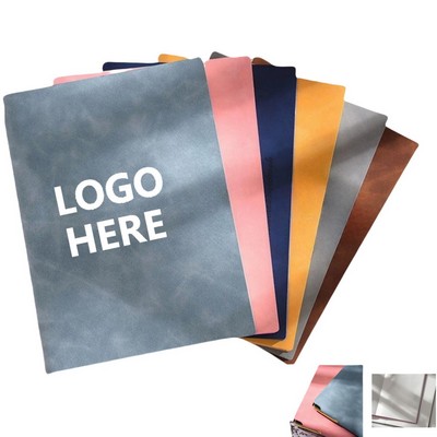 B5 PU Leather Spiral Grid Notebook