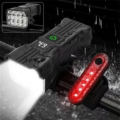 12 LED Bike Light and Horn Set for Night Riding