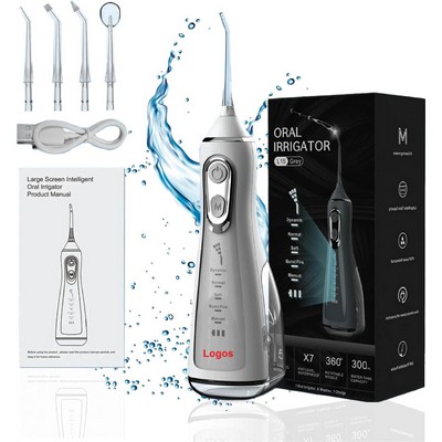 Water flosser for Teeth Whitening, Dental Care, Gums & Braces Care with 5 Cleaning Modes