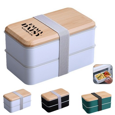 Eco-friendly Bamboo Lid Lunch Box