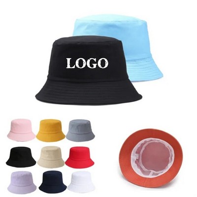 Custom Polyester Wide Brim Bucket Hat