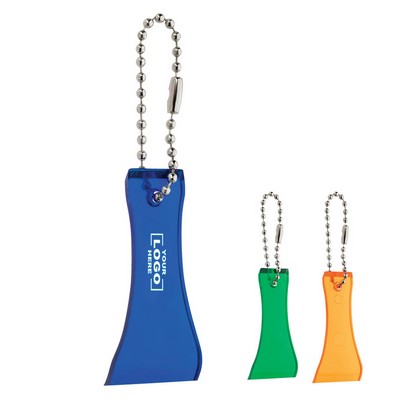 Lottery Scratcher With Bead Chain