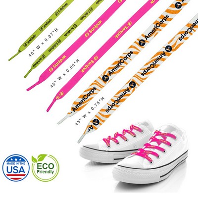 Made in the USA 45" Eco-Friendly Custom Shoelaces