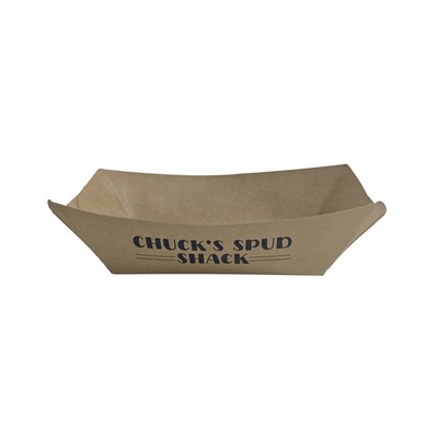 9x6" Disposable Kraft Paper Boat Tray