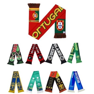 Full Color Printed Scarf (57" X 6.7")