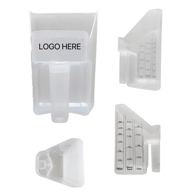 3 Quart Plastic Feed Scoop