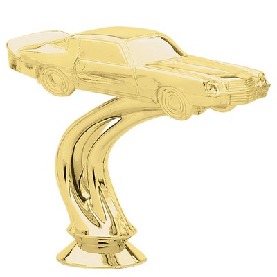 3 1/2" Gold Plastic Camaro Car Trophy Figure