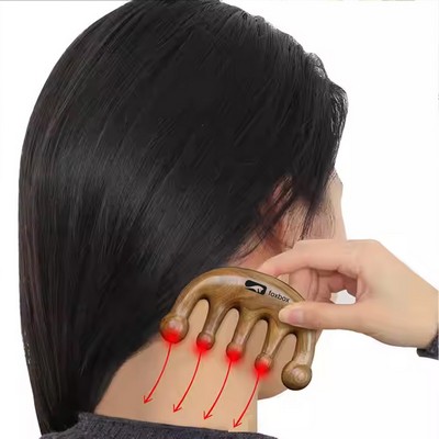 Eco-Friendly Wooden Massage Comb