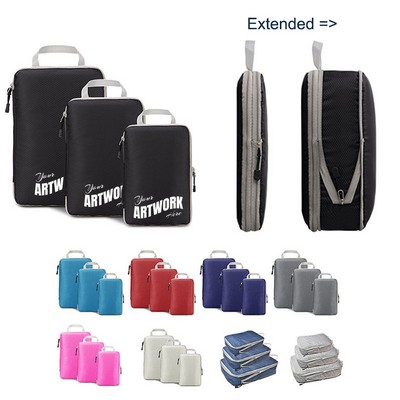 3 PCS Set Luggage Organizer Or Compression Packing Cube Set