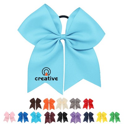 8-Inch Large Ribbon Cheer Hair Bow