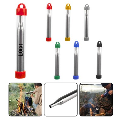 Fire Blowing Tube For Flame